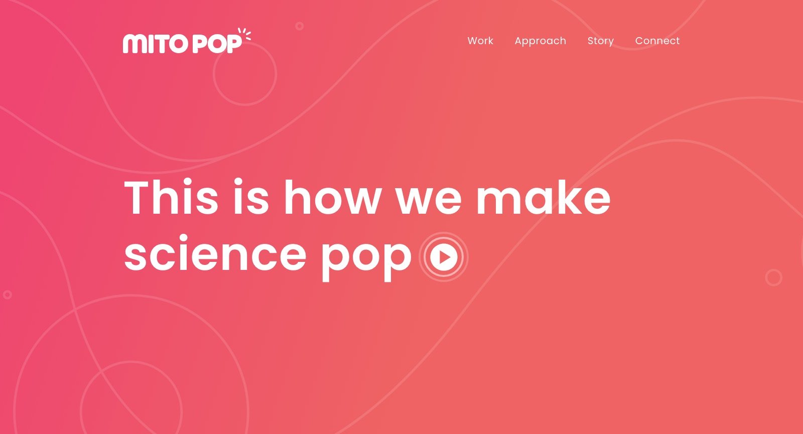 MitoPop website homepage