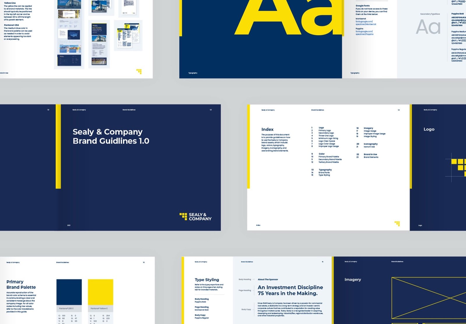 Sealy and Company printed collateral spreads
