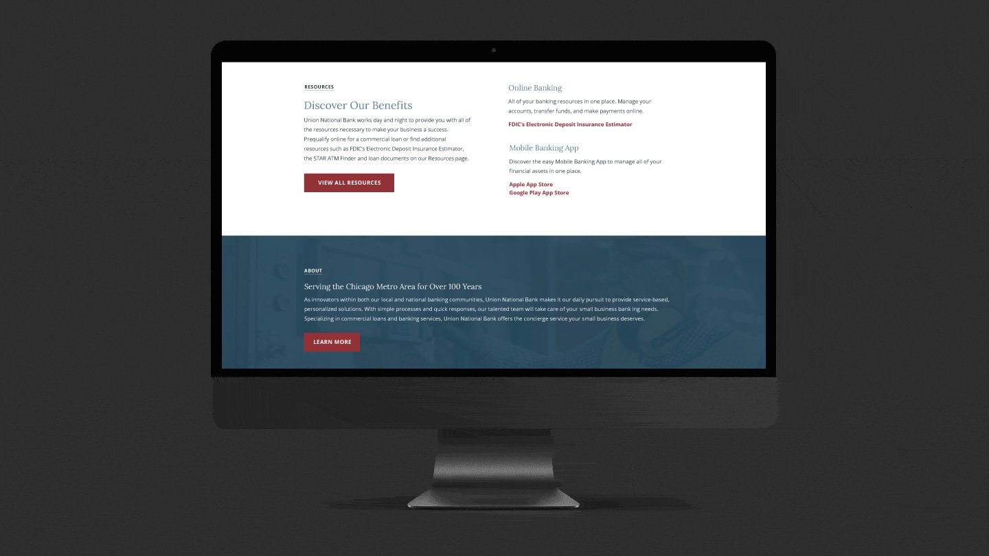 Union National Bank website
